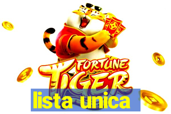 lista unica